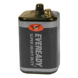 RAYOVAC Heavy Duty Lantern Battery, 6 Volt Screw Terminals, 945R4C