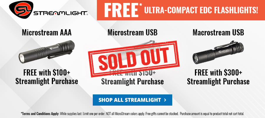 Streamlight Free Flashlight Tier Promo