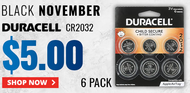 Stock Up on Duracell Coin Cells!